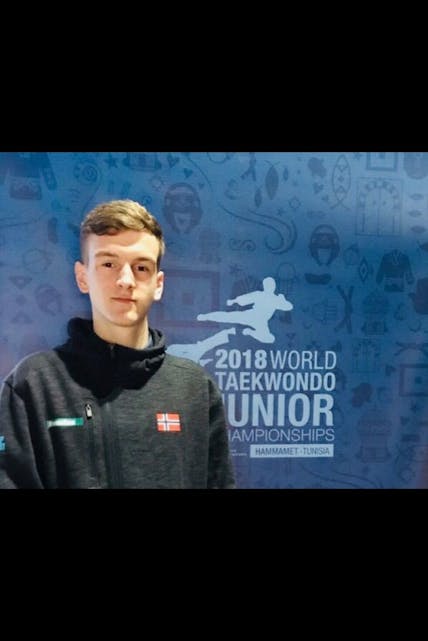 HISTORISK: Milos Pilipovic er den første taekwondoutøveren fra Norge som har kvalifisert seg til et ungdoms-OL. Foto: