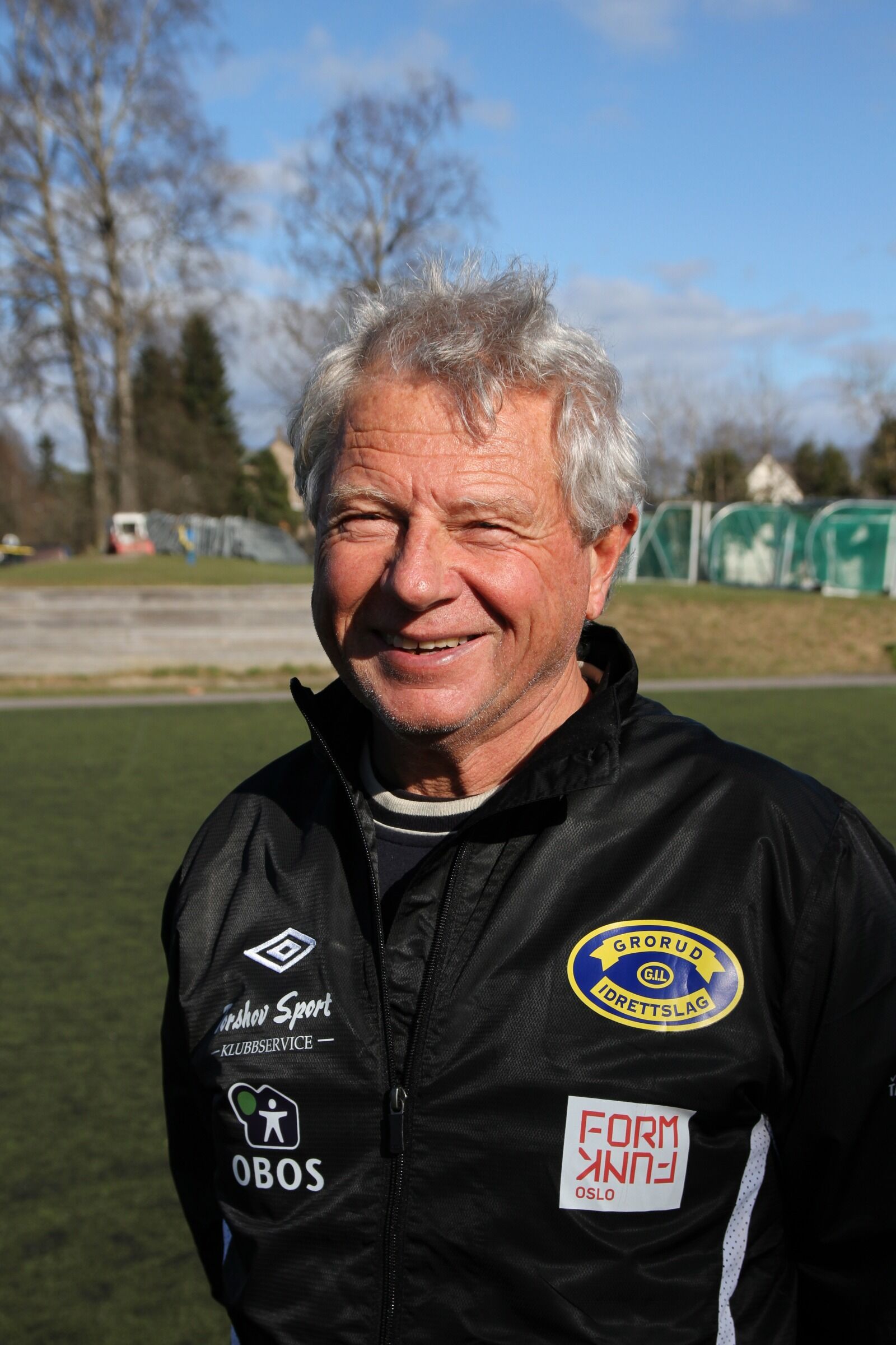 SMØRBLID: Richard Pedersen er glad for at Vålerenga kommer på besøk. Foto: Kay Grue Thorsen
