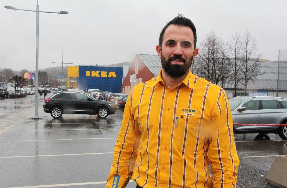 STARTSKUDDET: Omed Poor og IKEA må vente en liten stund til før man kan begynne med utvidelsen av varehuset. Foto: