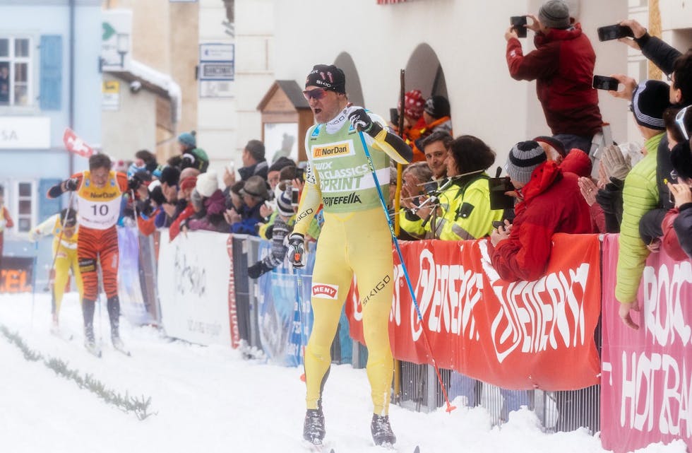 STERK SPURT: Ingen klarte å måle seg med Øystein Pettersens avslutning på La Diagonela. (Foto: Magnus Östh/Swix Ski Classics.) Foto: Magnus Östh/Swix Ski Classics