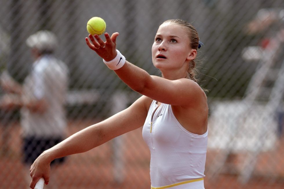 FOKUSERT: Malene Helgø vant sin tredje internasjonale turnering på seniornivå. 19-åringen sier hun alltid kjenner på nervene før kamper, men det bruker hun til sin fordel, og spiller bare enda mer skjerpet. (FOTO: Espen Hildrup.) Foto: