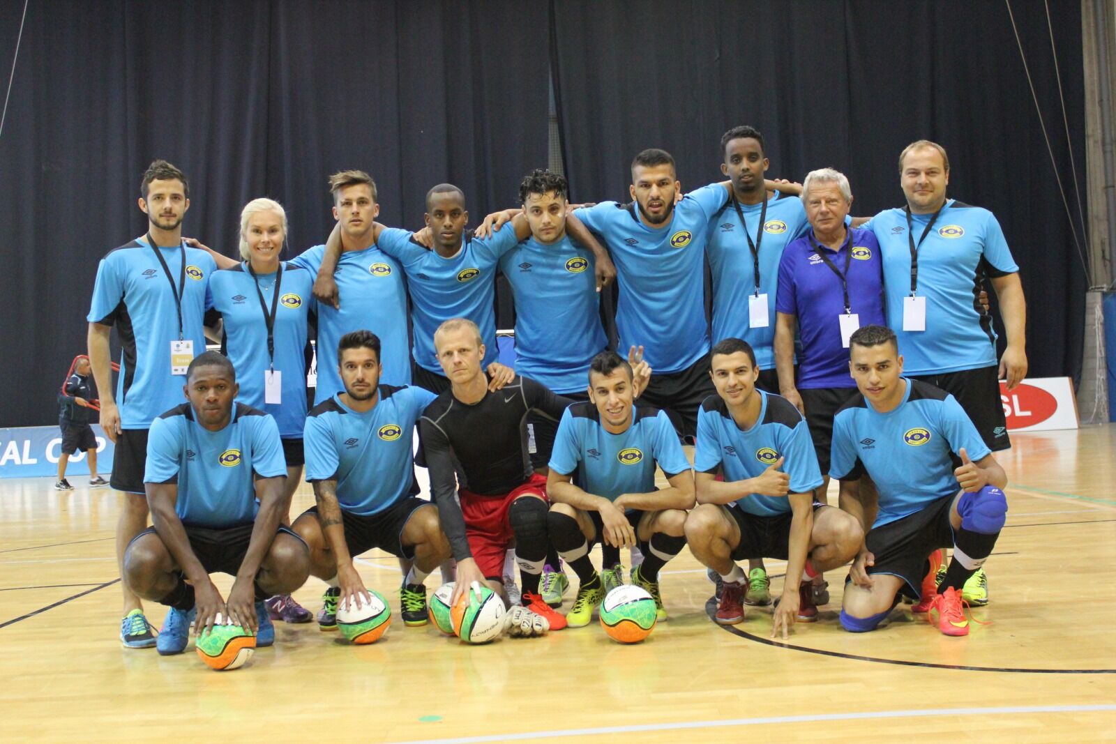 STARTER I KVELD: Groruds futsalherrer spiller i dag sin første kamp i de innledende rundene av UEFA Futsal Cup. Foto: Futsalmagasinet