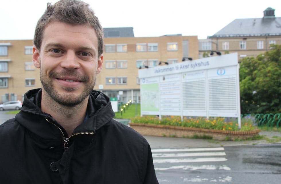 TROR PÅ AKER: Bjørnar Moxnes løfter fram gjenåpning av Aker sykehus som en av de aller viktigste sakene i Oslo-valgkampen. Rødt-lederen de vil lykkes innen få år.  Foto: