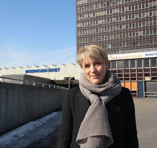 FOR NRK TIL DALEN: Kari Elisabeth Kaski (SV) ønsker nå å være med på å jobbe for å få Groruddalen som et aktuelt sted for nytt NRK-bygg, og hun ser da spesielt mot Økern. Foto: