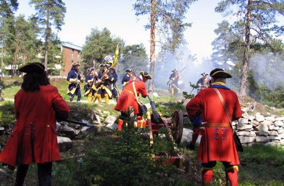 300 ÅR SIDEN: Angrepet på Bakås skanse. Foto: