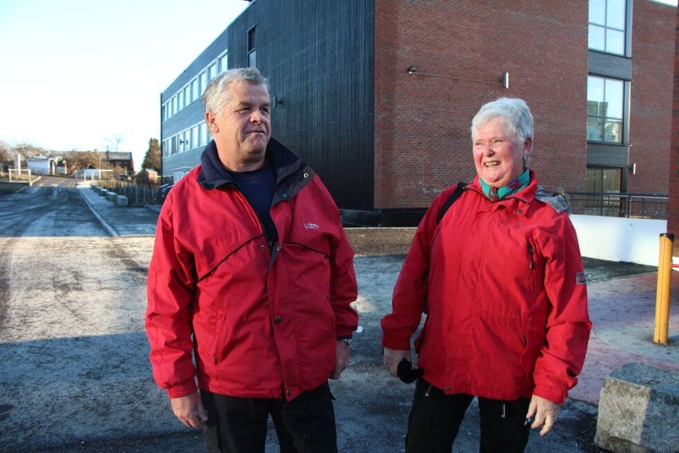 GLADE TURGÅERE: Rune Smedholen (t.v.) og Anne Lise Håkonsmoen liker spesielt det sosiale med turmarsj. Foto: