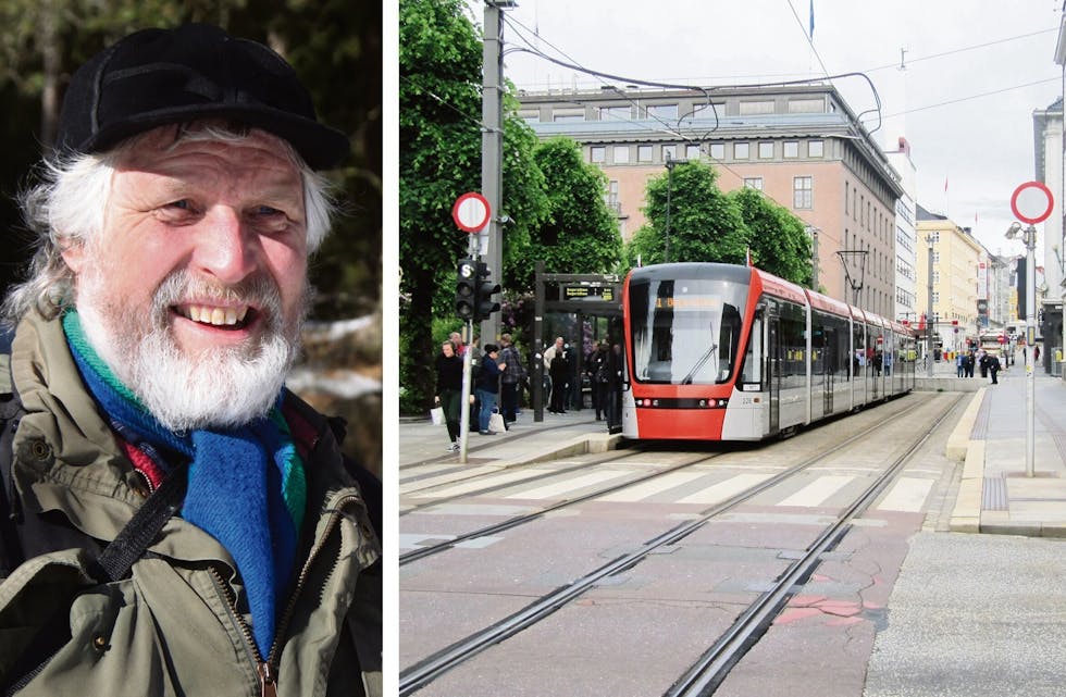 Bybanen i Bergen er en stor suksess. Velges en slik løsning til Fornebu, er milliarder spart. Foto: Akers Avis Groruddalen / Håvard Pedersen