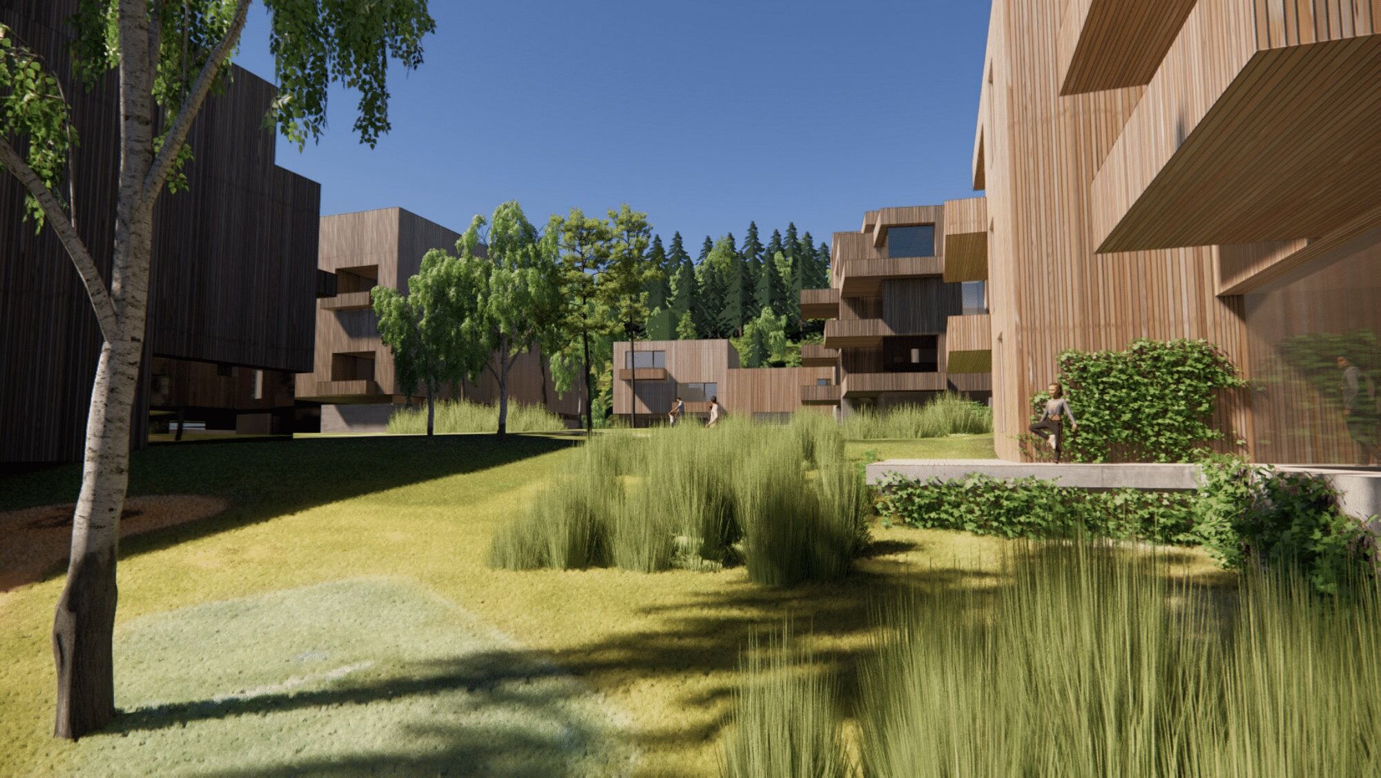 Illustrasjoner til boligprosjektet i Østreheimsveien 28. (ILL: Lund+Slaatto Arkitekter.) Foto: