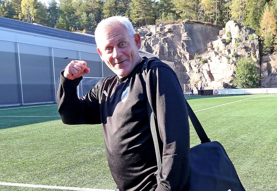 OPTIMIST: Grei KE-trener Jan Aksel Opsahl Odden tror på en god sesong og opprykk tilbake til 1. divisjon. Foto: