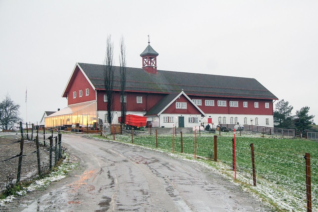 Nordre Lindeberg gård har korona-stengt i jula. Foto: