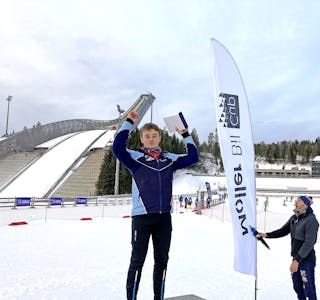 VISTE MUSKLER: Sigurd Lysberg Lehn klinte til og vant G16-klassen i OBOS Oslo Skifestival. Foto: