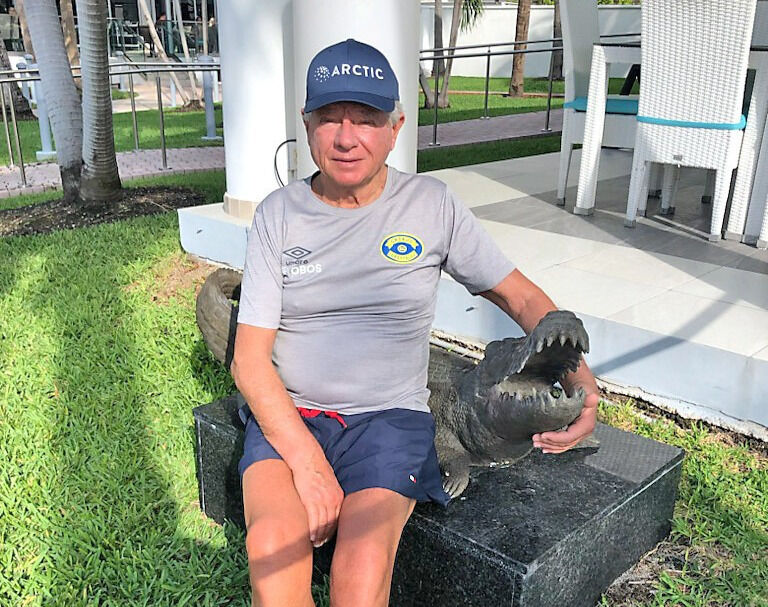 HENTER KREFTER: Hovedleder i Grorud IL, Richard Pedersen, tok juleferien i Miami. Der hentet han krefter til det han tror blir en strålende sesong i PostNord-ligaen. Foto: