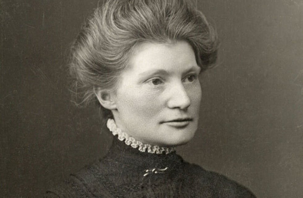 Martha Tynæs (1873-1930), leder av Kvindeforbundet 1904-1905, 1906-1920. Foto: