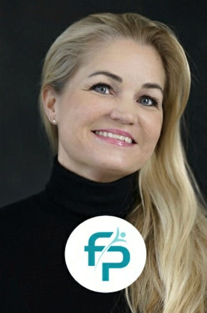 Partileder Cecilie Lyngby, Folkets Parti (Fnb). Foto: Folkets parti