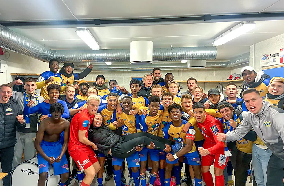 SPILLER SEMIFINALE: I morgen, torsdag, spiller Grorud ILs juniorlag i fotball semifinale i NM mot Molde. Det er gratis inngang for alle på Grorud Arctic Match. Foto: