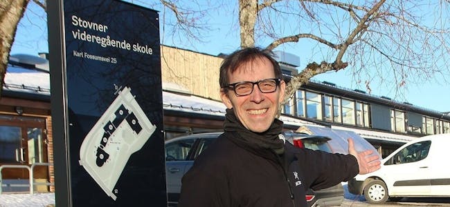 VELKOMMEN: Rektor Terje Wold frister med høy trivsel og et spennende nytt yrkesfag. Foto: Ørjan Brage