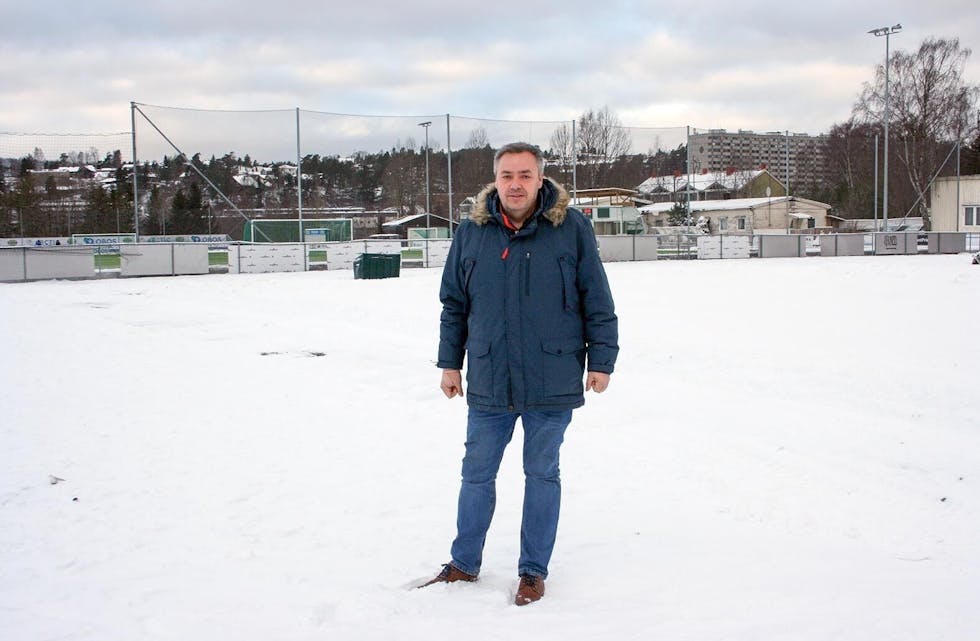 HAR VÆRT ETTERSPURT: Fungerende daglig leder i Grorud IL, Frode Englund, er glad for at tradisjonen med skøyteis på Grorud allerede nå kommer tilbake. Foto: