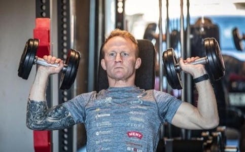 KLAR FOR ACTION: Stig-André «Stigga» Berge er så klar som han får blitt når det siste kvalifiseringsstevnet til OL går av stabelen til helgen. Foto: Instagram