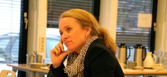 IKKE ENIG: Arbeidsminister Anniken Hauglie (H).  Foto: