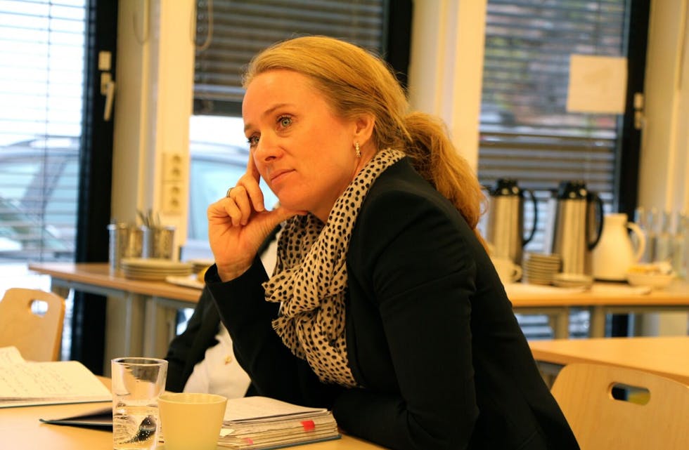 IKKE ENIG: Arbeidsminister Anniken Hauglie (H).  Foto: