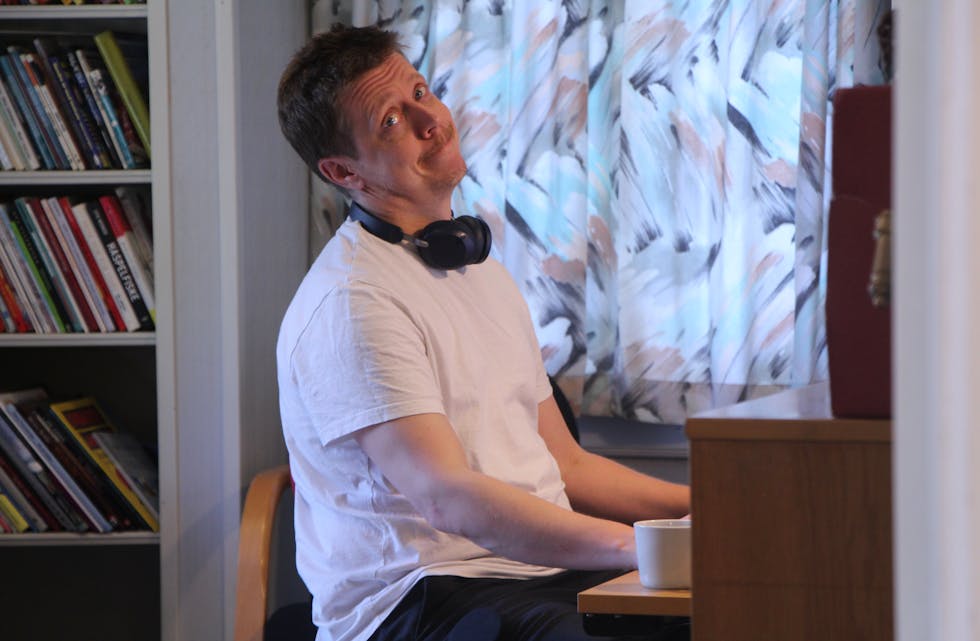 VÅR MANN: Dette er mannen, Ørjan Brage, som gjør at det nå finnes en kobling mellom Viggo Venn og Groruddalen. Herr Brage var ikke særlig begeistret for denne reportasjen.