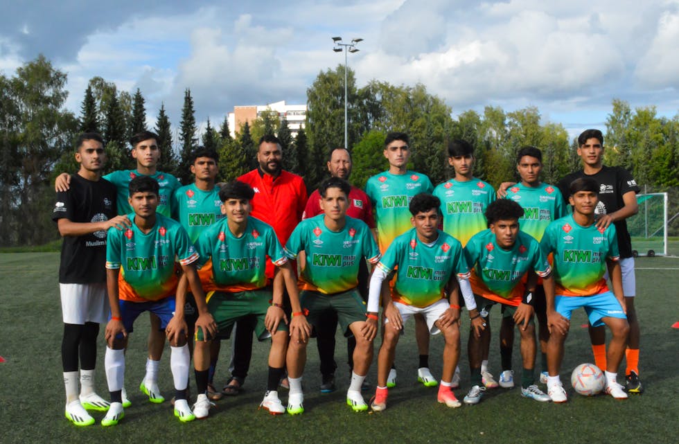 Et lagbilde fra kvelden før den viktige kampen mot Molde FK.