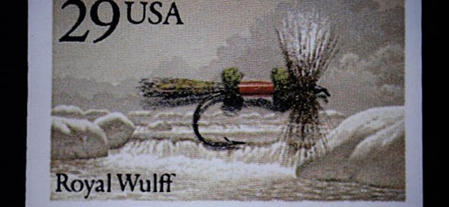 ETTERTRAKTET MERKE: Når man selv heter Wulff er selvsagt Royal Wulff en artig kuriositet  å ha i samlingen sin.