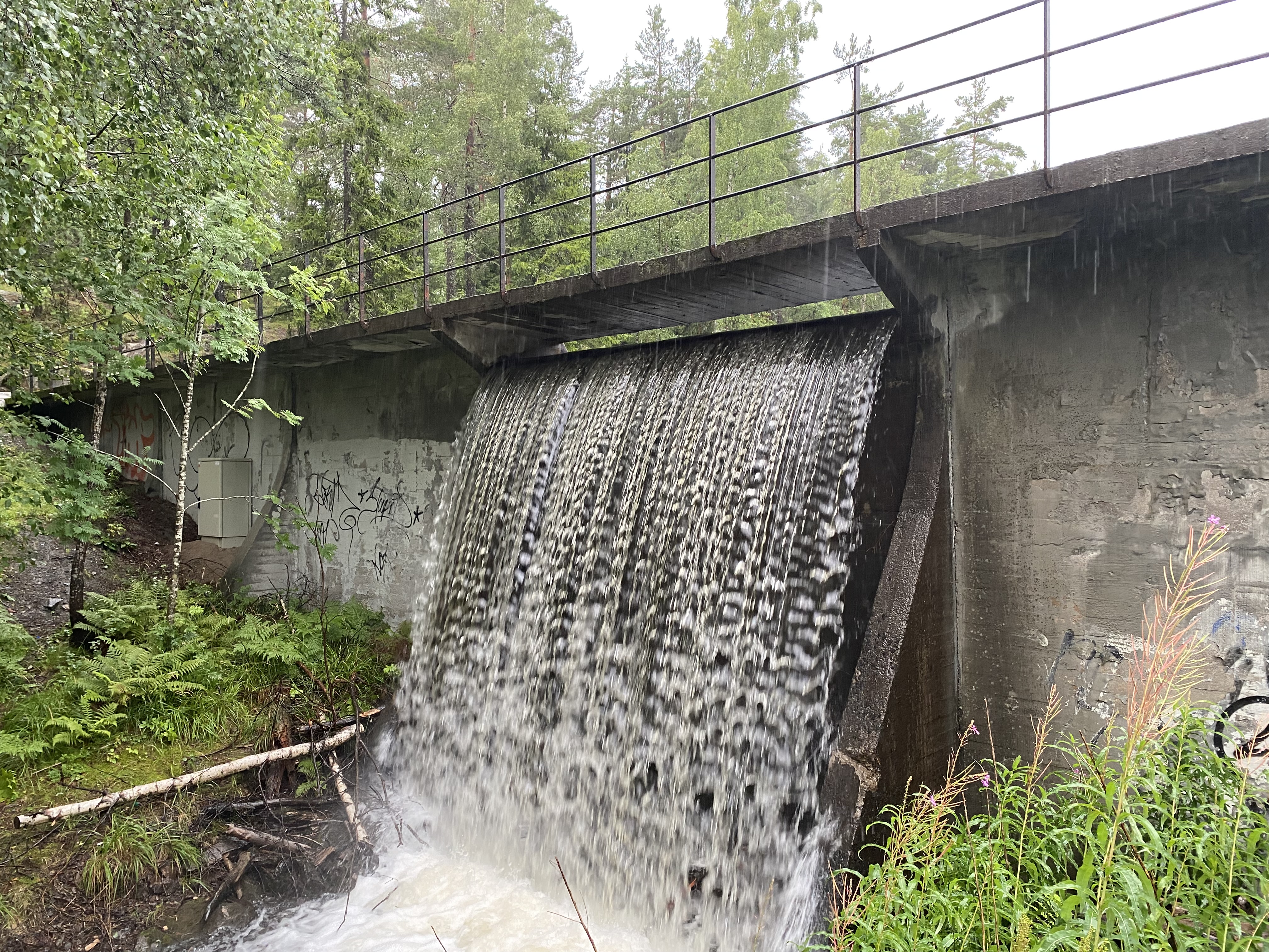 INGEN SAK: Oslos demninger er godt rustet mot uværet Hans. 