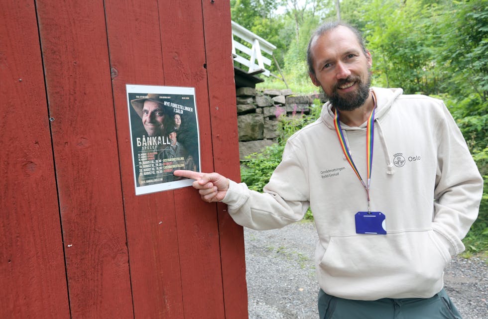 SISTE FORESTILLING: Bydel Grorud har kjøpt opp den aller siste forestillingen av Bånkallspelet som spilles søndag 20. august klokka 20.30 - og Terje Smedsrud Halin frister med gratis billetter.