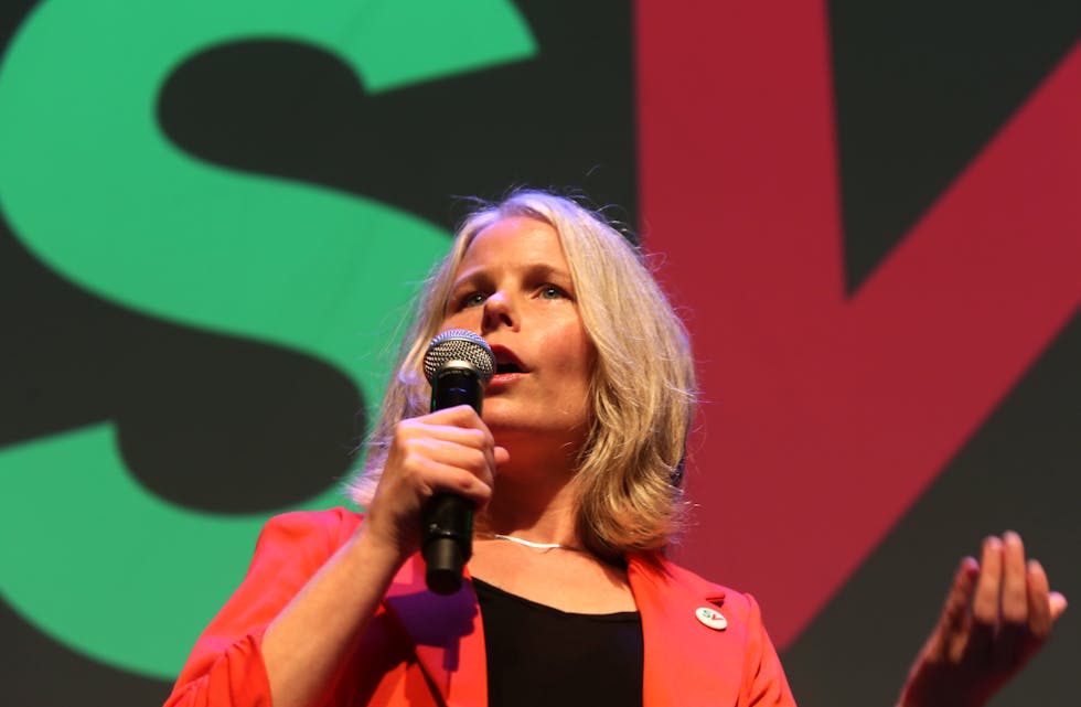 RAKRYGGA: SV og partileder Kirsti Bergstø mente valgresultatet tydet på at partiet står støtt tross Høyre-vinden. 