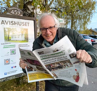 Et livslangt prosjekt! Det å lage lokalavis er en livsstil. Hjalmar Kielland jr. fyller 60 år lørdag 14. oktober 2023.