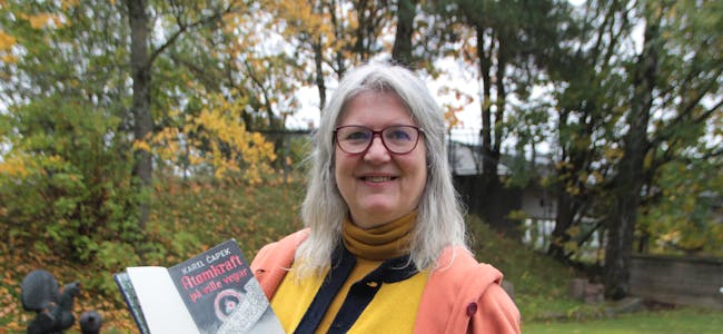 I RAMPELYSET: Sigrid Marie Refsum fra Grorud skal markere verdensdagen for psykisk helse med Teater Vildenvei. 