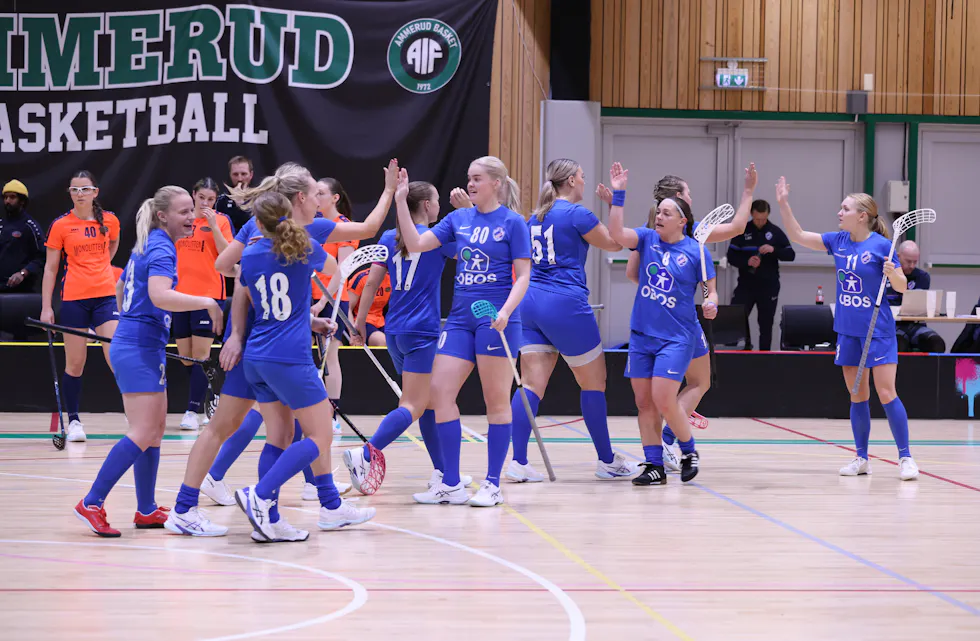 SUEVERENE: Grei slapp inn fem mål men vant likevel med mer enn dobbelt så mange mål da Monolitten ble smadret i Apalløkkahallen (FOTO: Tom Evensen).