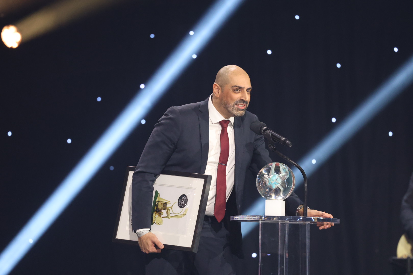 Adnan Naeem fra Romsås IL ble kåret til Årets ildsjel for 2023 på Idrettsgallaen i kveld.