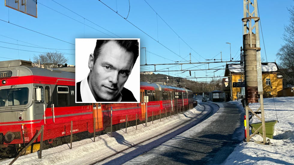 John Øyvind Hovde montert tog