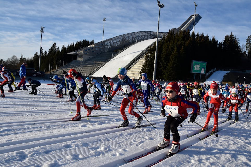 GRORUDDALEN INNTAR HOLMENKOLLEN: I helgen er det duket for Oslo Skifestival med arrangør-klubben HSIL og mer enn 1500 barn. 