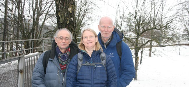 – IKKE OVERRASKET: Bjørn Engstrøm (f.v.), Heidi Trøen og Ole-Jørgen Pettersen er ikke overrasket over at 2023-tallene viser at Oslo øst og Groruddalen betaler langt mer enn hva vestkanten gjør.