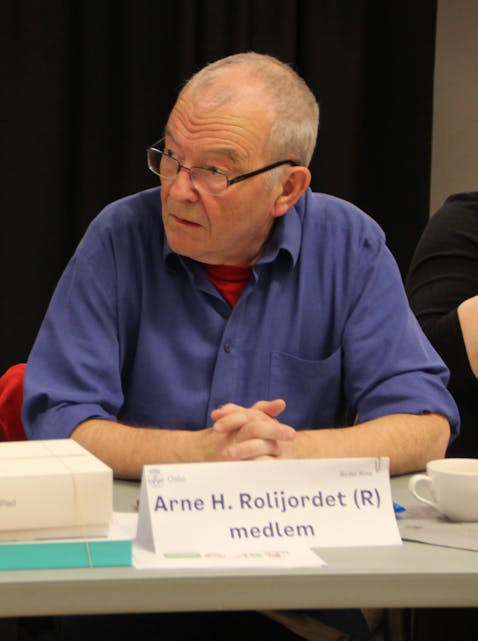 Arne H. Rolijordet (Rødt).