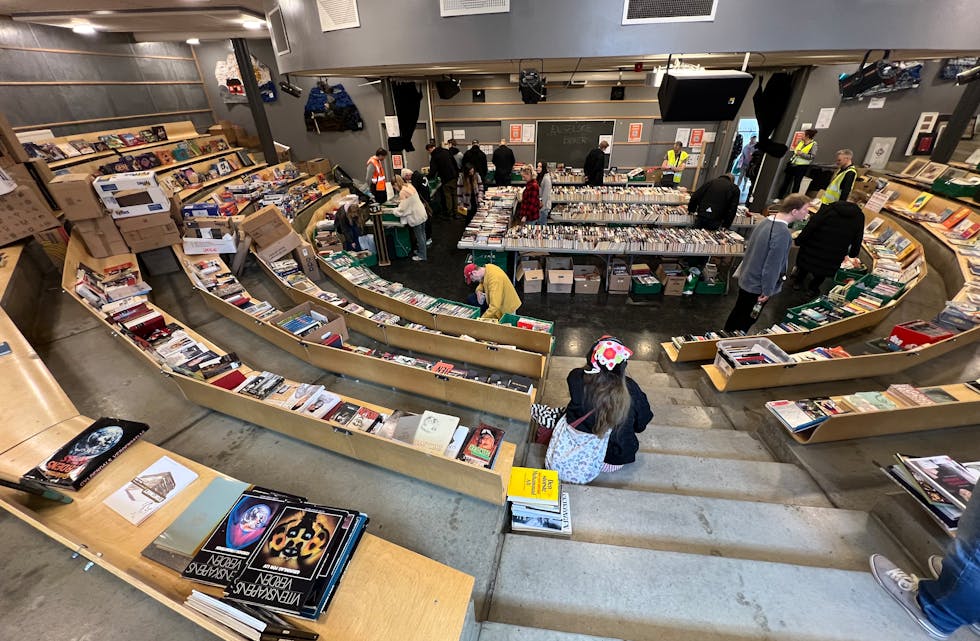 Loppemarked på Grorud skole