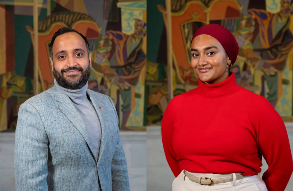 SOLID LAGINNSATS: Politikerne i Oslo ble enige og stemte for elleverbane til Tveita. Her med Abdullah Alsabeehg og Tamina Sheriffdeen Rauf i Arbeiderpartiet (Foto: Magnus Solhaug).