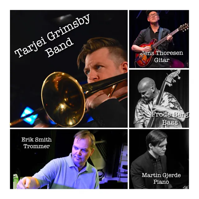ET TOPPLAG: Tarjei Grimsby tar med seg en bukett strålende jazzmusikere når han kommer til Vardeheim kommende fredag. Foto: Jazz på Vardeheim