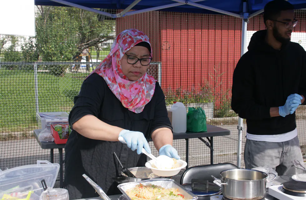 GOD MAT: Ekte malaysiske nudler sto på menyen.