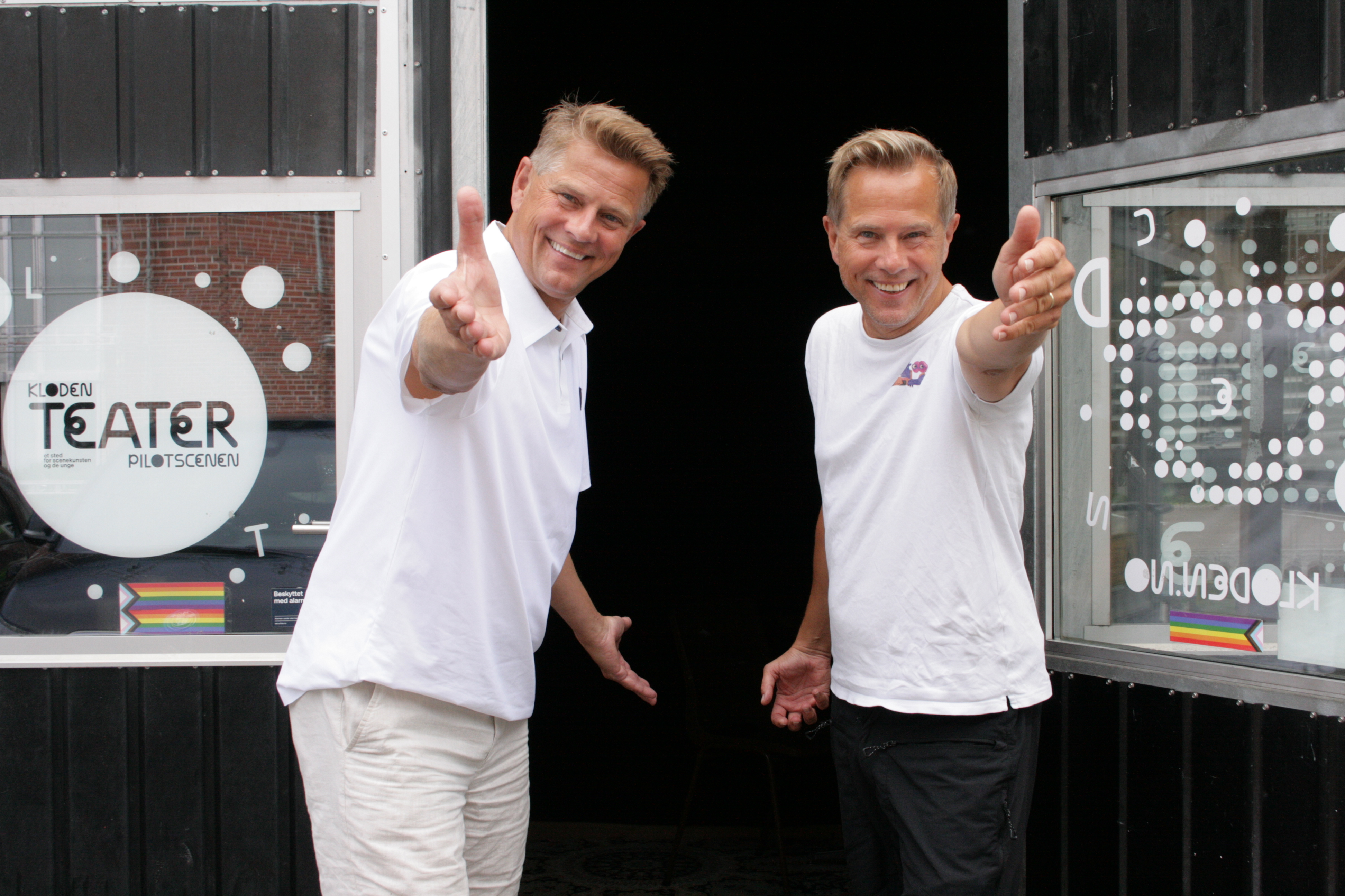 VELKOMMEN INN: 1. september er det premiere på «Turbotvillingene» på Kloden teater. Robert Stoltenberg (t.v.) og Harald Stoltenberg gleder seg til å ta med publikum på reisen.