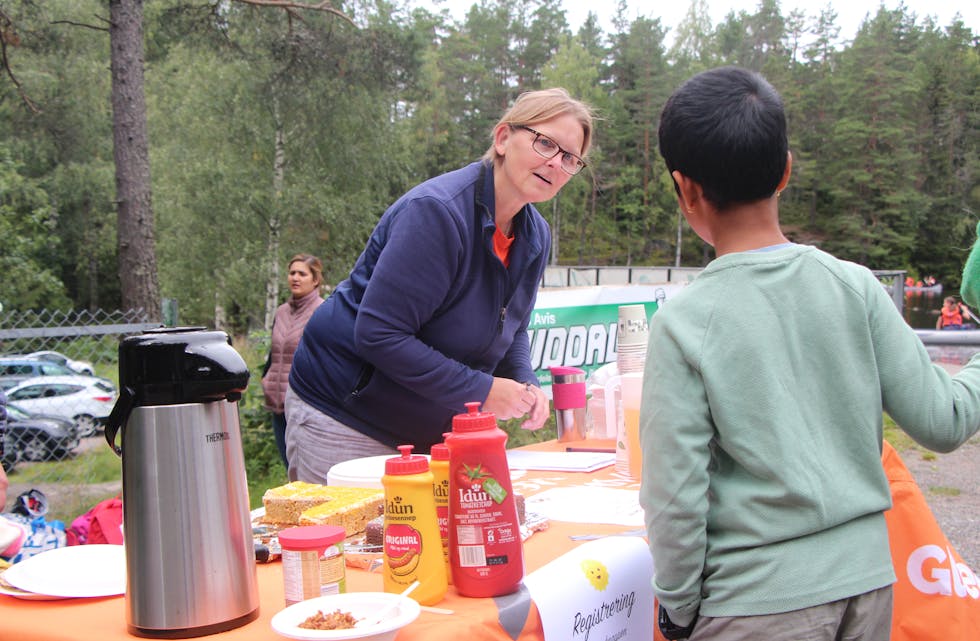 GODBITER: SK Speed hadde ansvaret for kiosken og sikkerheten i vannet under svømmingen.