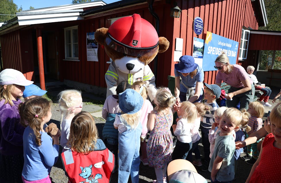 Bjørnis kom på besøk!