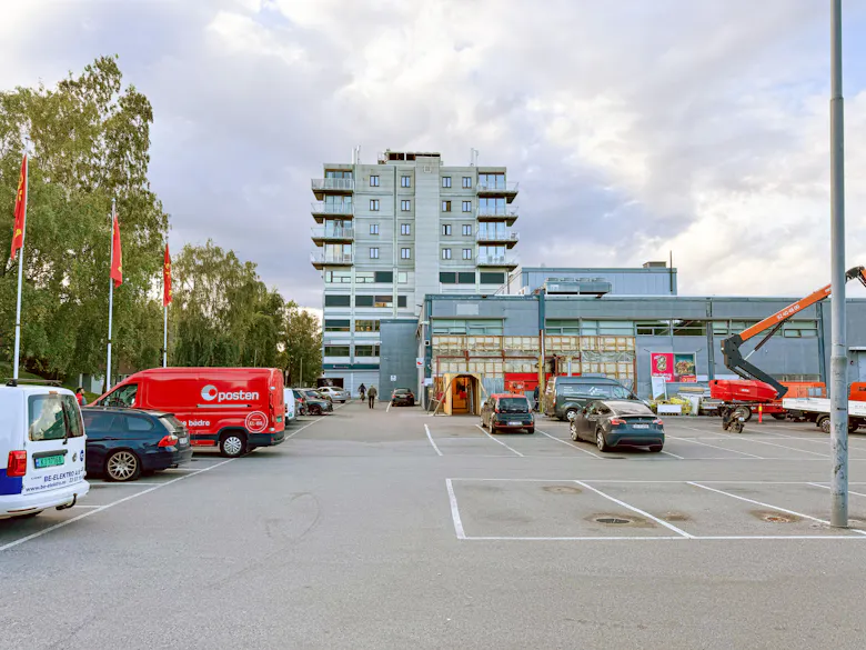 I andre etasje på Haugerud senter kommer det nå omsorgsboliger.
