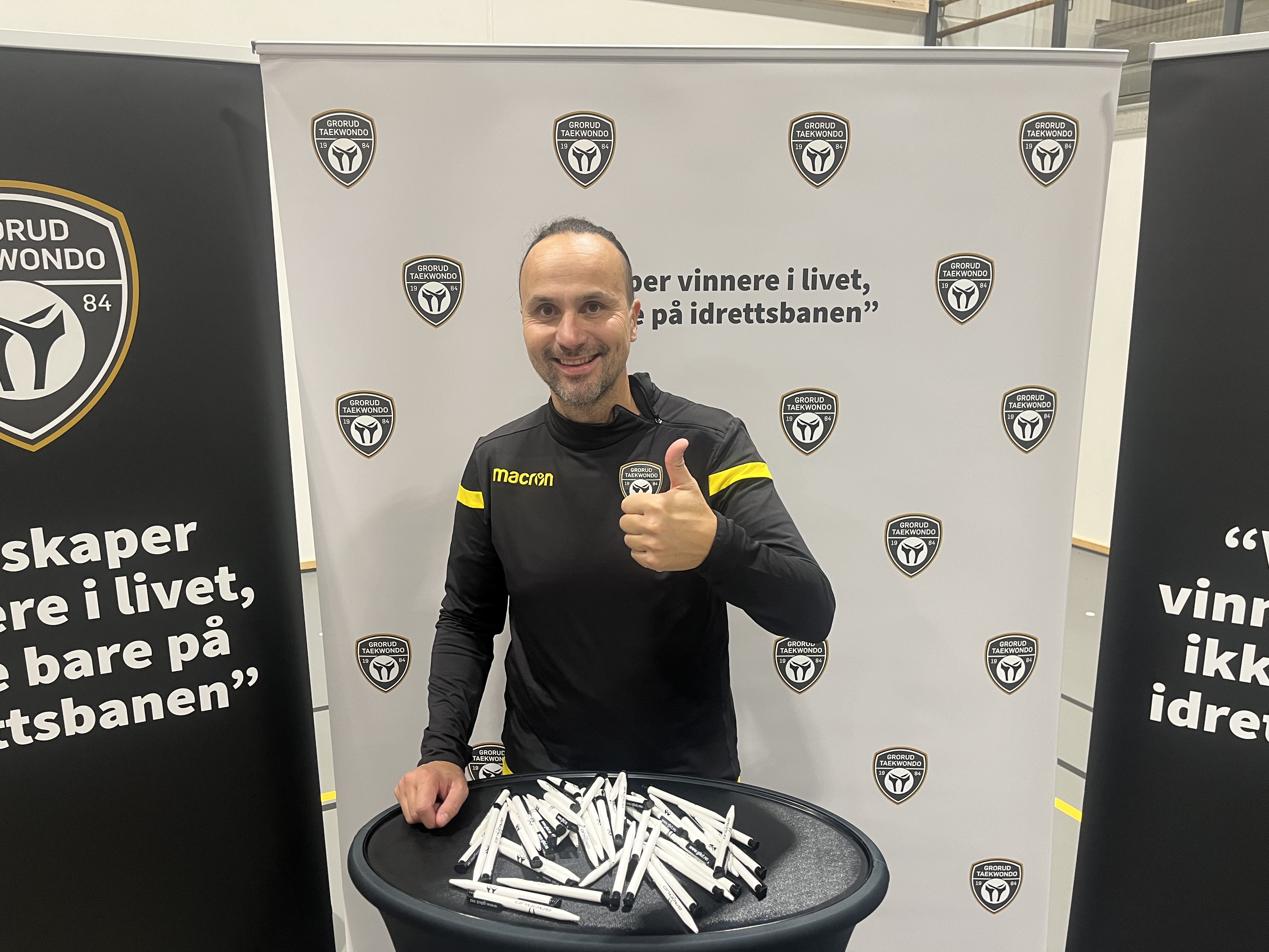 Mikael Oguz fra Grorud Taekwondoklubb.