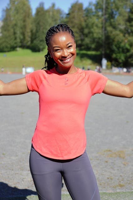 For sjette gang arrangererte Ezinne Okparaebo og Ezinne Athletics sportsdagen, med mål om å engasjere flere barn og unge i idretten, uavhengig av bakgrunn eller økonomiske forutsetninger. FOTO: Tom Evensen