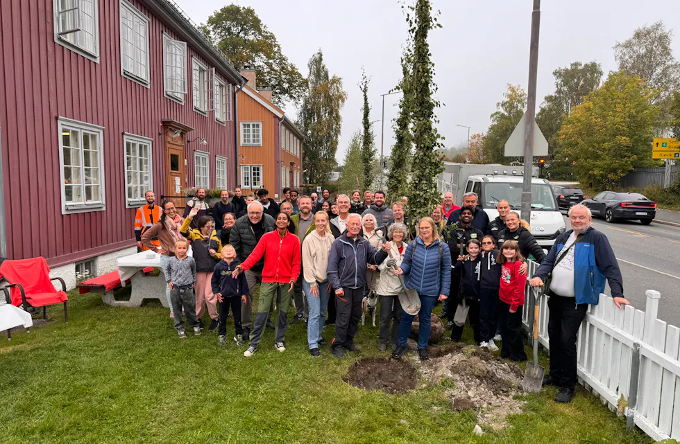 SAMLET: Gruppebilde før alvoret begynte.