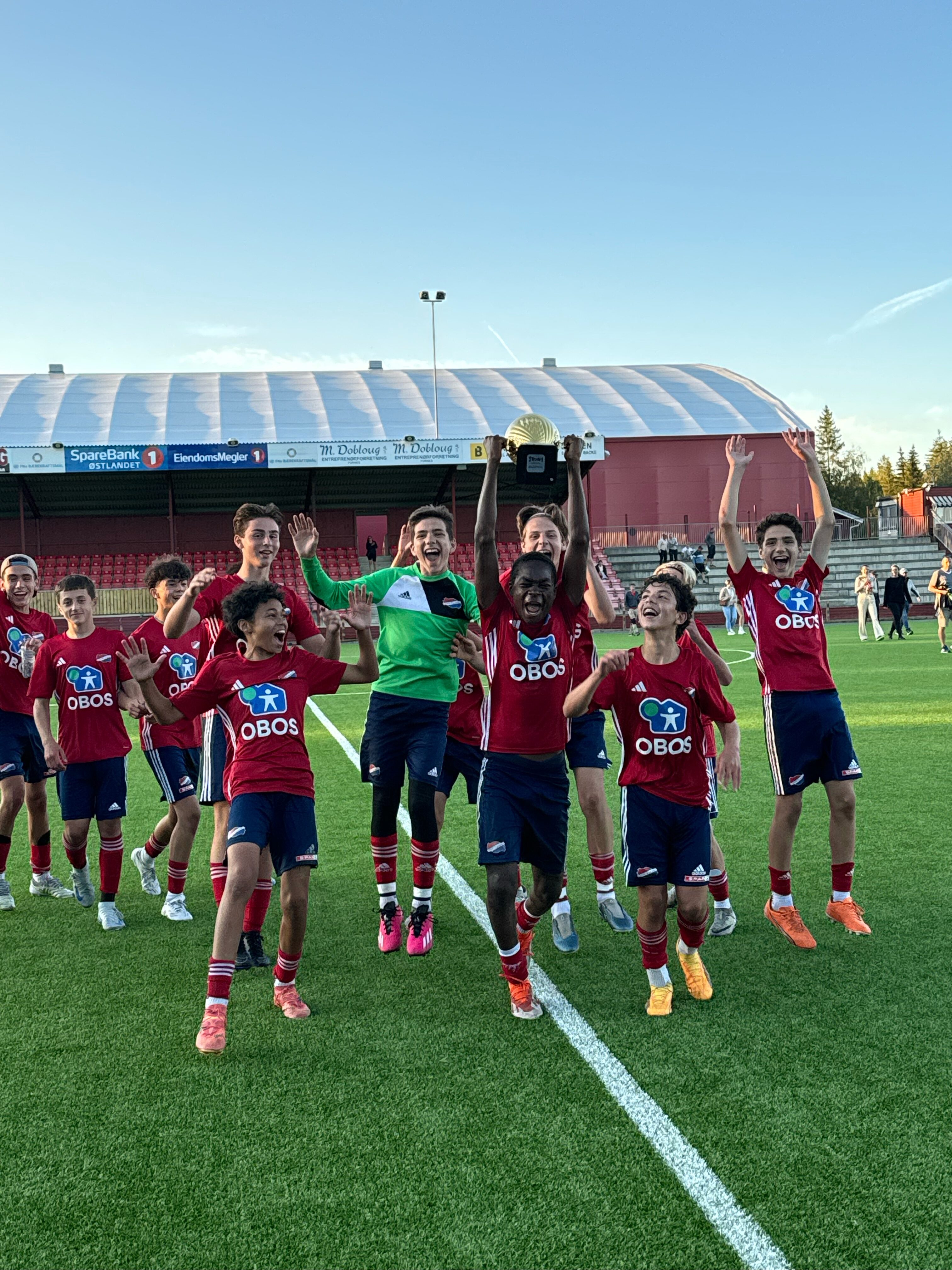 Gutta lot jubelen bryte løs for fullt etter å ha vunnet 3-0 over Melhus IL i finalen.